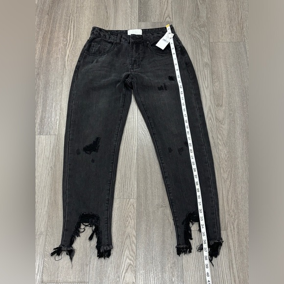 Free People Jeans Awesome Baggies Volcanic Mid Waist OneTeaspoon Women’s Size 26 - Picture 12 of 16